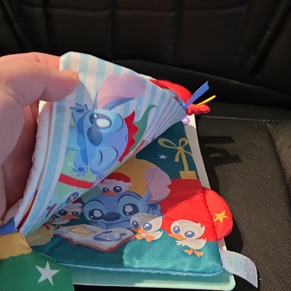 Disney Stitch Holiday Soft Book with Star Teether - Picture 5 of 10
